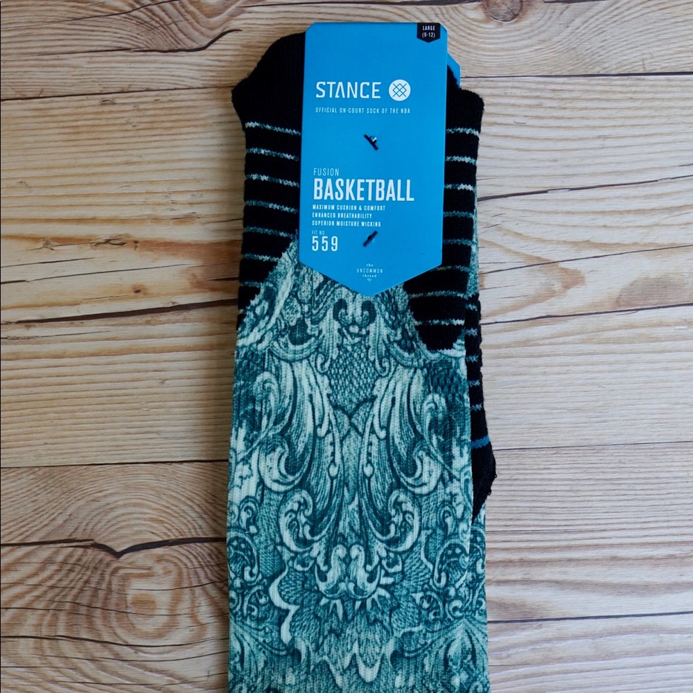 Stance Fusion Basketball Cash Men’s Crew Socks - Picture 6 of 13